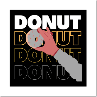 Donut Donut Donut by Poveste Posters and Art